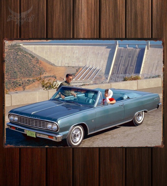 Металлическая табличка Chevrolet Chevelle Malibu SS Convertible Металлическая табличка Chevrolet Chevelle Malibu SS Convertible